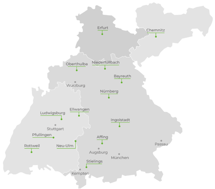 DPZ Standorte | Dein Planungszentrum